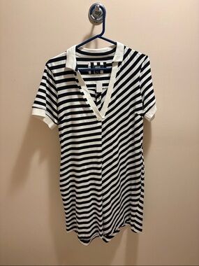Anthropologie Maeve Black & White Striped Top